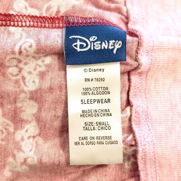 Disney's Grumpy NWT - Sleepwear Shorts - Burgundy & Pink - Size Small - Picture 5 of 5